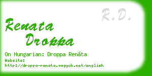 renata droppa business card